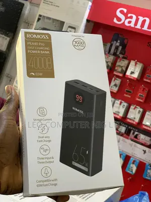 Romoss 65w Power Bank 40000mah