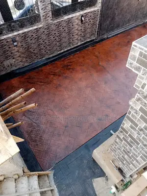 Brown And Black Concrete Floor Paint Grover