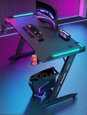 Office Gaming Desk With Led Lights