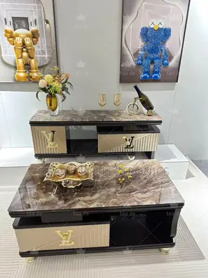 Set of Luxury Tv Stand and Center Table