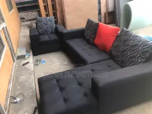 L Shape Fabric Sofa It’S Available