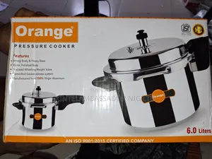 Orange Pressure Cooker 6litres