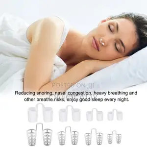 2pc Anti Snoring Device With Container