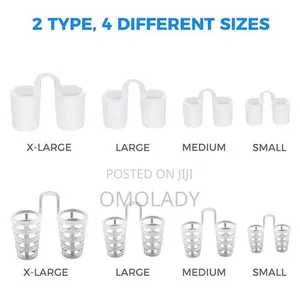 2pc Anti Snoring Device With Container