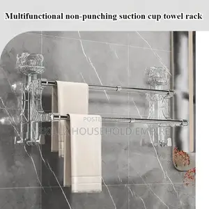 Double Pole Hanging Towel Rack