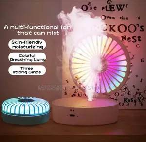 3 Speed Rechargeable Operated Mist Hand Held Fan