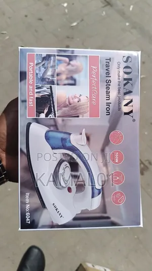 Sokany Portable Handheld Palm Size Travel Steam Iron