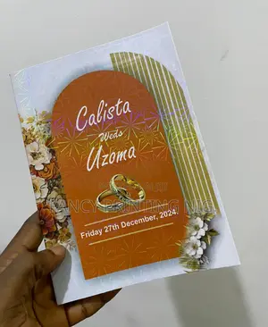 Wedding Program and Invitations and Banners