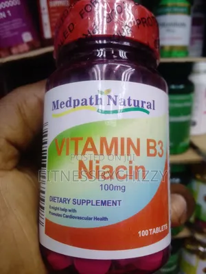 Vitamin B3 Niacin 100mg X 100 Tablets Medpath Natural