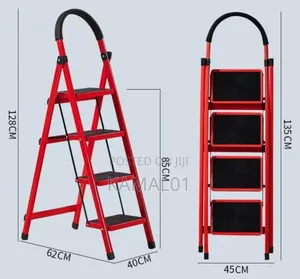 5-Step Quality Ladder Folding Step Stool Ladder for Adults