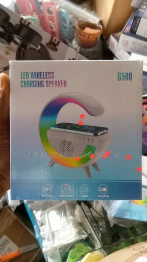 Led Wireless Charger+ Bluetooth Speaker
