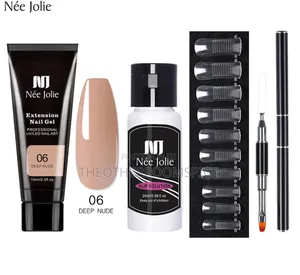 Mini Led Light Polygel Solution Brush Mold Mini Nail Set