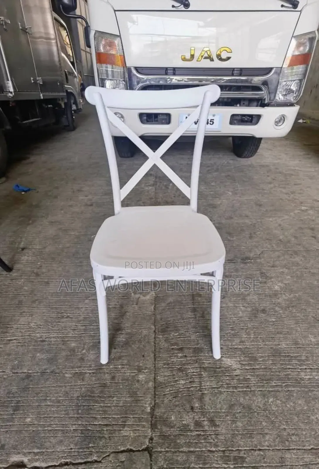 Thick White Plastic Chair