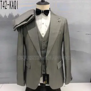 Quality Plaid Checked Turkish Wide Lapel Business Men’S Suit