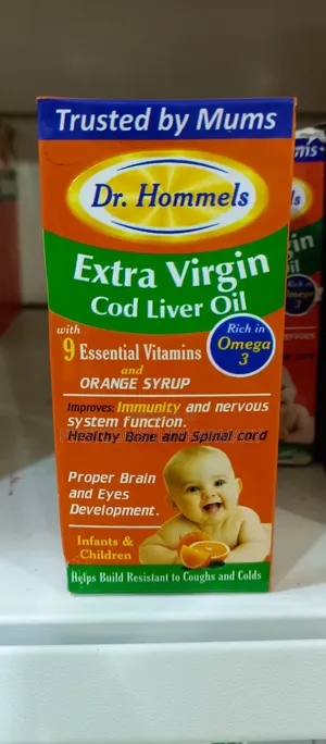 Dr Hommels Extra Virgin Organic Cod Liver Oil 200ml
