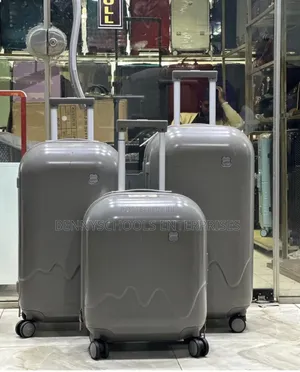 Letoo Set of 3 Luggage Boxes With USB, Guard Belt and Waterb