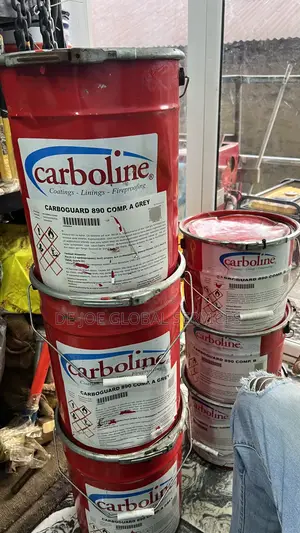 Carboline Carboguard 890 Grey Paint Components a B