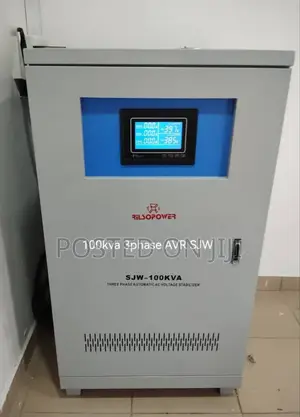 Rilsopower 100kva 3phase AVR SJW Motor Servo Stabilizer