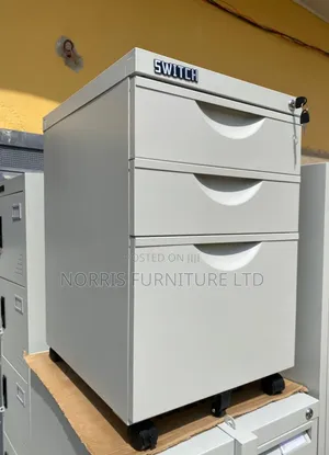 3 Drawer Movable Metal Cabinet