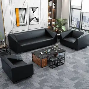 New Modern Leather 5 Seaters Sofa Chair