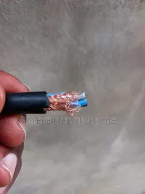 1mm X 4 Core Poly Wrapped Shielded Cable Wrapped