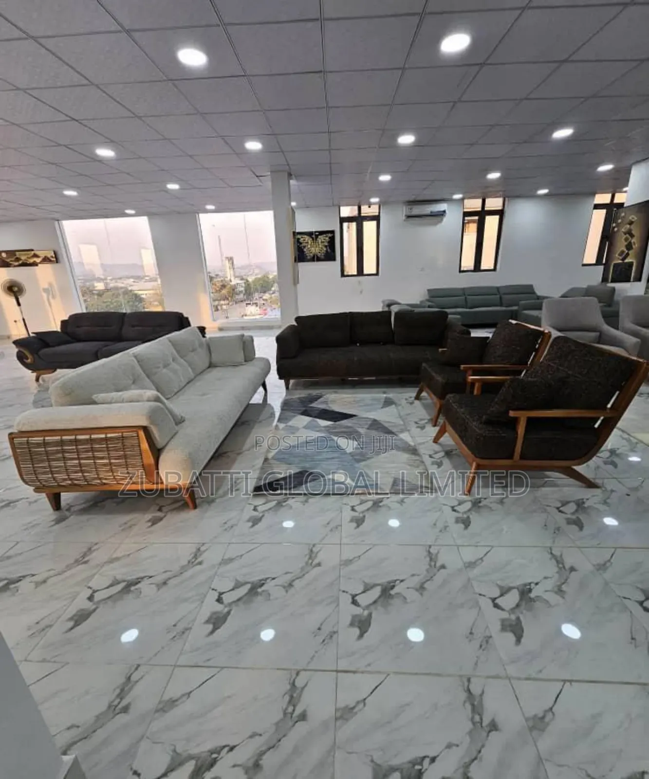 Foreign Executive Fabric Sofa