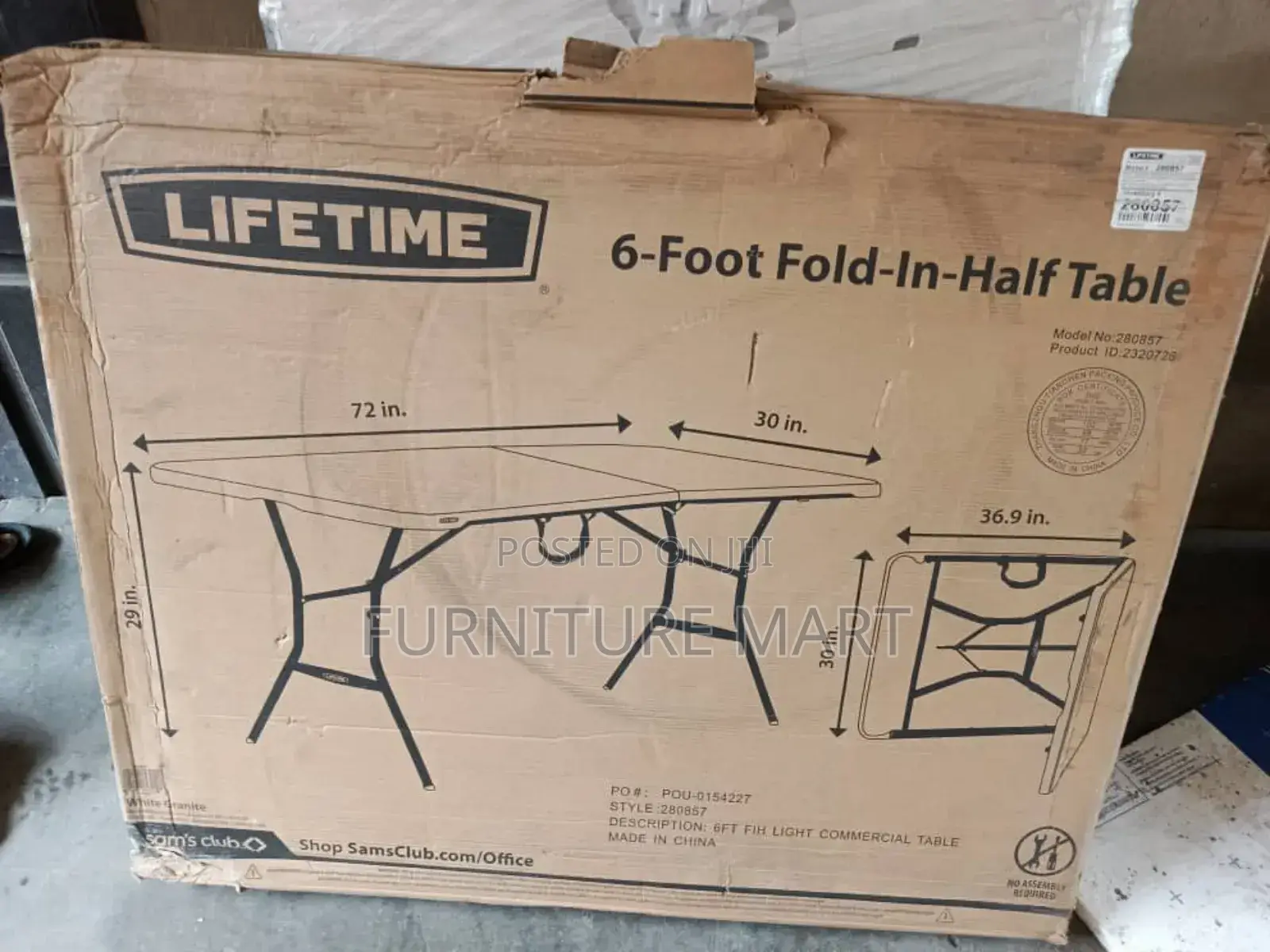 6ft Foldable Lifetime Tables