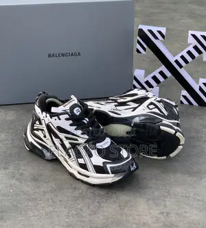 Original Balenciaga Track Runner Mesh Faux Leather Sneaker