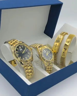 Rolex Couples Watches and Bracelets Set