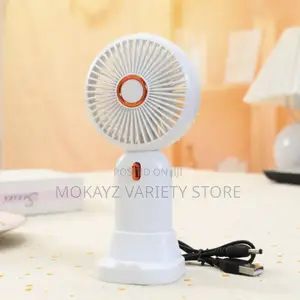 Cute Mini Handheld Fan With Stand Wedding Souvenir Gift Item