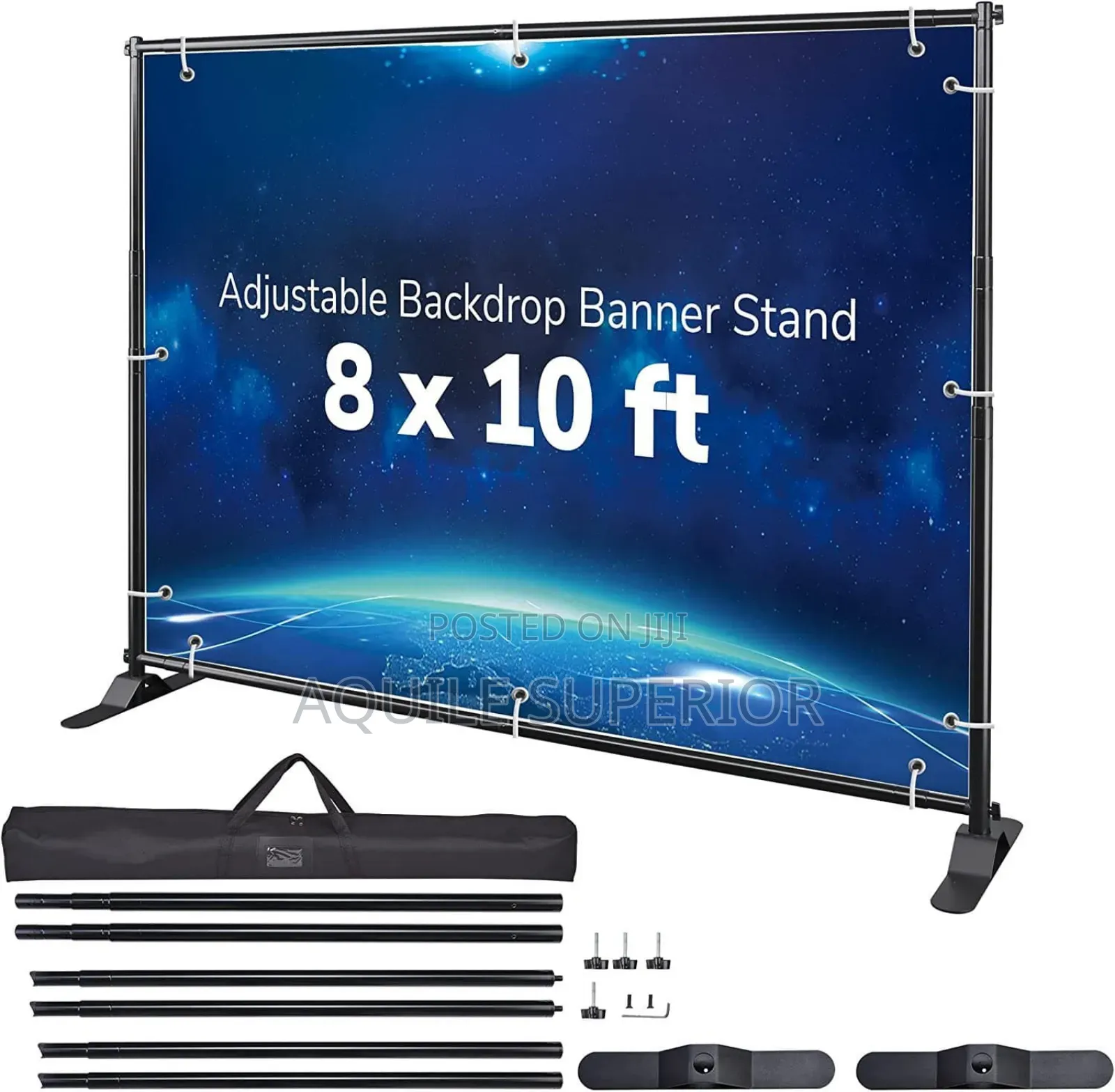 Adjustable Backdrop Banner Stand Printing