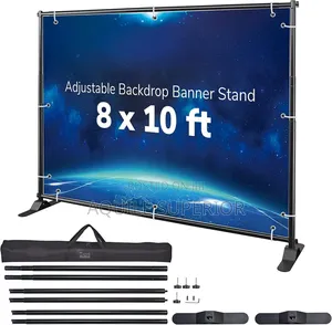 Adjustable Backdrop Banner Stand Printing