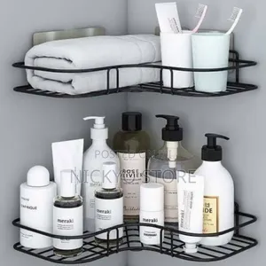 Single Layer Bathroom Corner Shelf