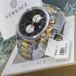 V Two Tone Chrono Watch
