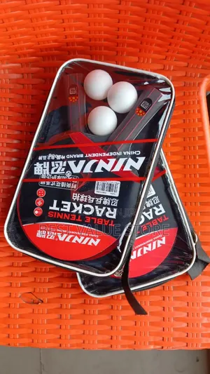 Solid Ninja Table Tennis Bat and Balls