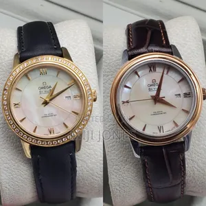 Omega De VILL Women's Leather Watch