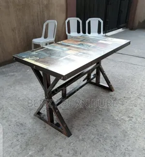 Wooden Top Restaurant Table