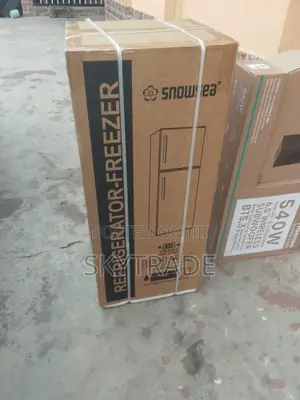 Silver Snowsea Double Door Refrigerator (Bcd-166)