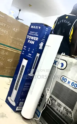 Cooling 40-inch Maxi Tower Fan With Remote Control