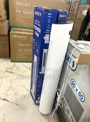 Super Cool Oscillating Maxi White Tower Fan (40")