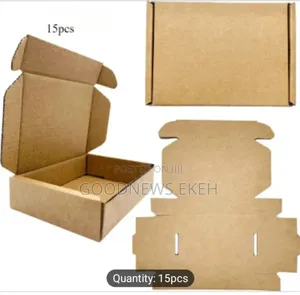 100pcs Small Corrugated Cardboard Boxes - Durable.
