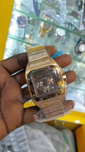 Cartier Brown Dial Chain Watch