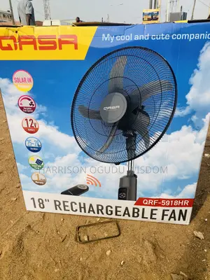 Original Qasa Rechargeable Fan 18” Available
