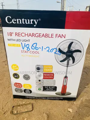 Original Century Rechargeable Fan 18” Available