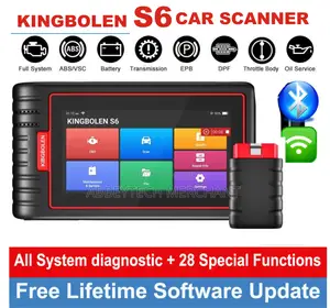 Kingbolen S6 Cars Scanner All System 28 Resets Wit Immo