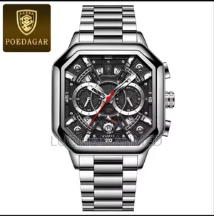 *Poedagar Chain* _Chronograph_ Waterproofs With Sapphire