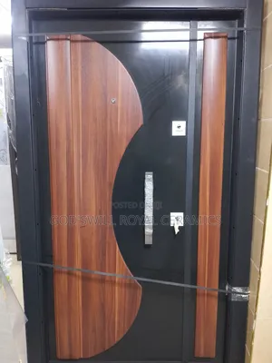 Italian Mixed Wooden and Steel Door