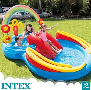Intex 57453NP Inflatable Rainbow Ring Play Centre