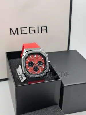 MEGIR 2215 Quality Rubber Strap Wristwatch