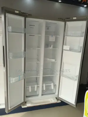 Compact Design Polystar 436L Side by Side Inverter Fridge